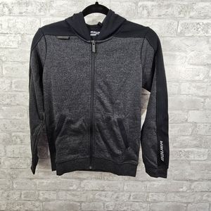 NWT Bauer Premium Fleece Full Zip Youth Hoodie